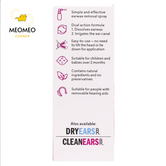 Xịt tan ráy tai cho bé Cleanears Kid của Úc 30ml