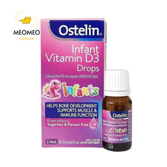 Ostelin vitamin D3 Drops dạng giọt cho bé của Úc