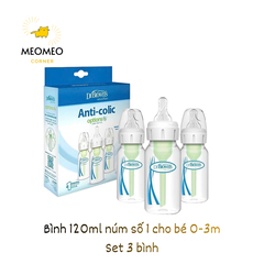 Bình sữa PP Dr.Brown's Option Plus cổ hẹp