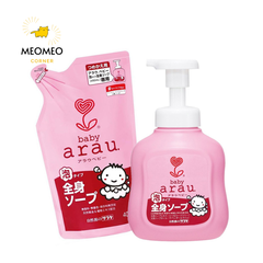 Sữa tắm gội thảo mộc tạo bọt Arau Baby