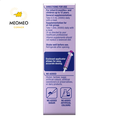 Ostelin Vitamin D3 Liquid cho bé của Úc 20ml