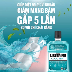 Nước Súc Miệng Diệt Khuẩn LISTERINE® COOL MINT