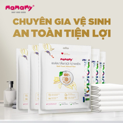Khăn tắm Mamamy Tropical thấm hút nhanh, siêu mềm mại cho bé và mẹ