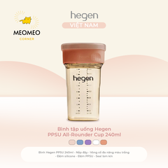 Bình tập uống Hegen PPSU All-Rounder Cup 240ml