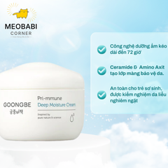 Kem Dưỡng Ẩm Chuyên Sâu 72H GOONGBE Baby Deep Moisture Cream 100ml