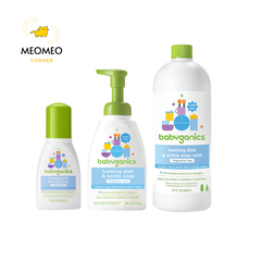 Nước rửa bình sữa bát đĩa Babyganics hữu cơ không mùi