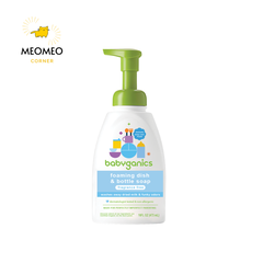 Nước rửa bình sữa bát đĩa Babyganics hữu cơ không mùi