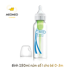 Bình sữa PP Dr.Brown's Option Plus cổ hẹp