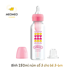 Bình sữa PP Dr.Brown's Option Plus cổ hẹp