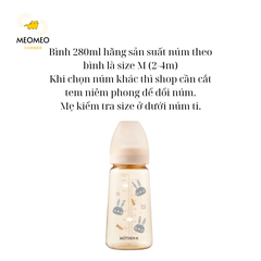 Bình Sữa PPSU Hàn Quốc MOTHER-K 180ml & 280ml