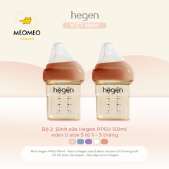 [FULLBOX] Bình sữa PPSU Hegen