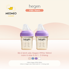 [FULLBOX] Bình sữa PPSU Hegen