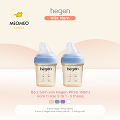 [FULLBOX] Bình sữa PPSU Hegen
