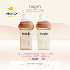 [FULLBOX] Bình sữa PPSU Hegen