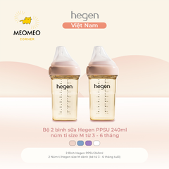 [FULLBOX] Bình sữa PPSU Hegen