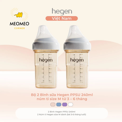 [FULLBOX] Bình sữa PPSU Hegen