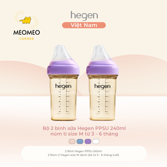 [FULLBOX] Bình sữa PPSU Hegen