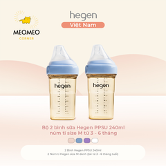 [FULLBOX] Bình sữa PPSU Hegen