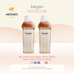 [FULLBOX] Bình sữa PPSU Hegen