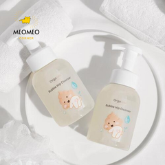 *Dung dịch vệ sinh mông và vùng kín Orgabebe Hàn Quốc chính hãng, dạng bọt, hữu cơ, an toàn cho bé