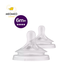 Núm ti Avent/ Núm ty bình sữa Phillip Avent Natural cổ rộng