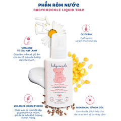 Phấn rôm nước BabyCoccole LIQUID TALC 125ml