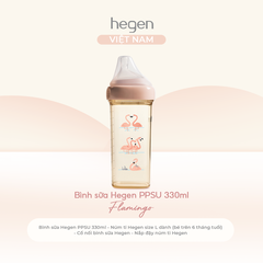 [FULLBOX] Bình sữa PPSU hoạ tiết Hegen