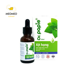 Xịt họng Dr.Papie chai 30ml