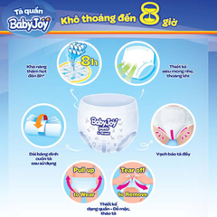 Tã/bỉm Quần Cao Cấp Bobby Baby Joy size M50/L50/XL50/XXL50 siêu mỏng