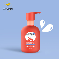Dầu tắm và massage oil cho bé từ sơ sinh Little Innoscents 250ml