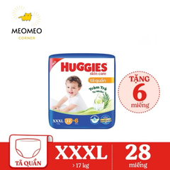 [Miếng lẻ] Tã/ Bỉm quần Huggies Skincare Tràm Trà