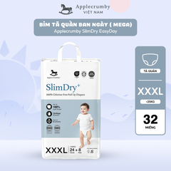 [ Miếng lẻ ]Tã / bỉm dán, quần Applecrumby Overnight ban đêm / ban ngày cho bé