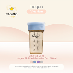 Bình tập uống Hegen PPSU All-Rounder Cup 240ml