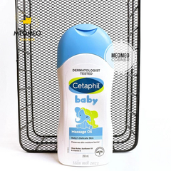 Dầu mát xa Cetaphil cho bé Centaphil Massage Oil Baby Face & Body 200ml