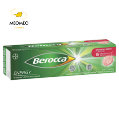 Berocca tuýp 15 viên bổ sung vitamin tăng năng lượng, sức đề kháng của Úc