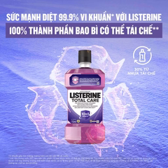 Nước Súc Miệng Diệt Khuẩn LISTERINE® TOTAL CARE