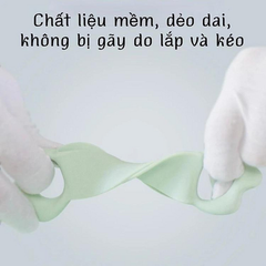 Tay cầm bình sữa Moyuum / Tay cầm bình sữa silicone dùng cho các loại bình cổ rộng