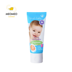 Kem đánh răng Brush Baby có  Fluoride cho bé từ 6 tháng tuổi 50ml