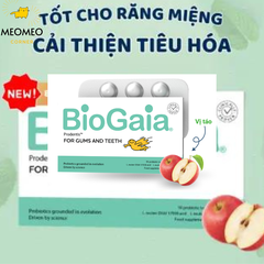 Viên ngậm vi sinh BioGaia ProDentis bảo vệ răng Vị Táo cho bé từ 2 tuổi - Hộp 30 viên