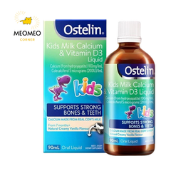 Ostelin canxi sữa và vitamin D3 dạng lỏng cho bé của Úc 90ml