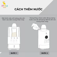 Máy hâm sữa thông minh siêu tốc Moaz Bebe MB-033