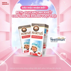 Siro Tăng Sức Đề Kháng Hartus Immunity 150ml cho bé từ 4 tháng