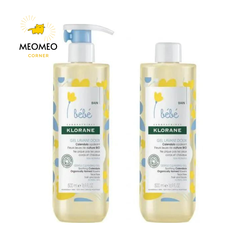 Sữa Tắm Gội Klorane Bebe Hương Hoa Cúc Pháp Cho Bé 500ml