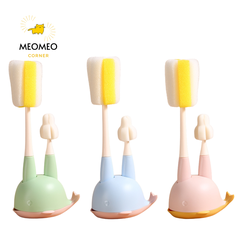 Cọ rửa bình sữa và núm ti mút xốp 2 chi tiết cho bé