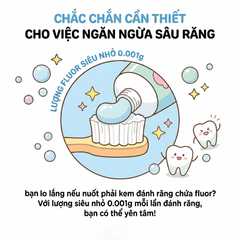 Kem đánh răng lợi khuẩn PRO HA ATONO2 cho bé