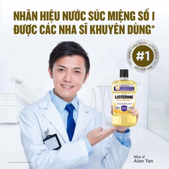 Nước Súc Miệng LISTERINE® Gum Protect Zero Alcohol Gumcare (Gừng) 750ml