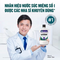 Nước Súc Miệng Diệt Khuẩn LISTERINE® HEALTHY BRIGHT 750ml