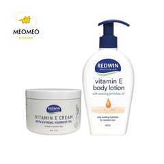 Kem dưỡng da Redwin Vitamin E Cream & Tinh dầu Hoa anh thảo