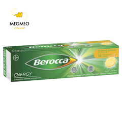 Berocca tuýp 15 viên bổ sung vitamin tăng năng lượng, sức đề kháng của Úc