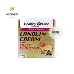 Kem nhau thai Healthy Care Lanolin with Sheep Placenta/ Vitamin E / Hoa Anh Thảo Everning Primrose 100g